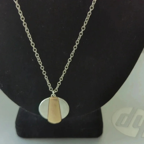 THE Sak women's silver and gold necklace - Picture 5 of 8